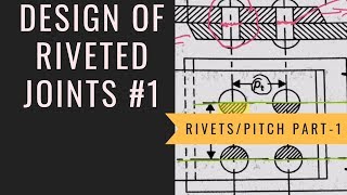 Design of Riveted Joints Lecture1 How to find Number of Rivets per Pitch Part1 [upl. by Oaks]