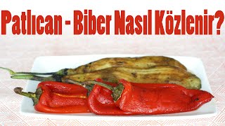 Patlıcan  Biber Nasıl Közlenir  Kevserin Mutfağı  Mutfak Püf Noktaları [upl. by Nared]