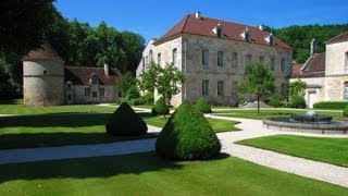 Abbaye de Fontenay  The exquisite World Heritage UNESCO site  Hotel Barging in France [upl. by Resneps]