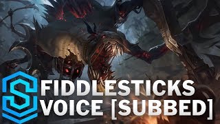 Voice  Fiddlesticks SUBBED  English [upl. by Alicea]