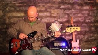 Review Demo  Fender American Standard Jaguar Bass [upl. by Kramal915]