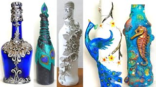 5 bottle decoration ideas [upl. by Cia]