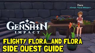 Genshin Impact Flight FloraAnd Flora Side Quest Guide [upl. by Trilbee]