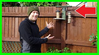 How to Make a Simple Bird Feeding Station out of Scrap Wood [upl. by Thar]