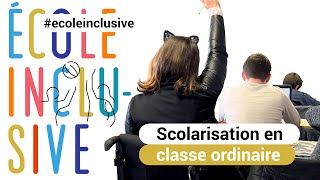 Handicap  scolarisation individuelle en classe ordinaire [upl. by Elletnwahs505]