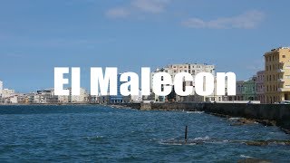 El Malecon La Habana Cuba  4K UHD  Virtual Trip [upl. by Eigroeg]