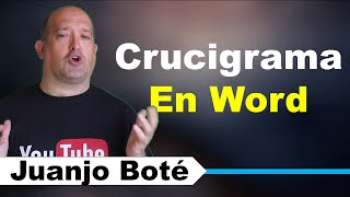 Cómo hacer un Crucigrama en Word [upl. by Isiahi]