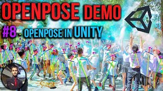 Pose Estimation Demo 8  How to use OpenPose in Unity  OpenCV Computer Vision [upl. by Leroy924]