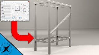 Frame Generator Tutorial Beginner as Fast as I Can  Autodesk Inventor [upl. by Sallyanne800]