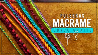 10 PULSERAS FÁCILES Y RÁPIDAS 💥» Ep 31  pulseras de hilo  friendship bracelets ● Curso de Macrame [upl. by Jacobine994]