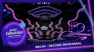 OFFICIAL RECAP  Second Rehearsals  Junior Eurovision Song Contest 2019 [upl. by Lyret]