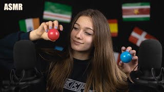 ASMR  WISPERING in DIFFERENT LANGUAGES 30 [upl. by Idelson556]