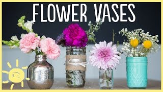 DIY  3 Gorgeous Flower Vases So Easy [upl. by Ardnoed913]