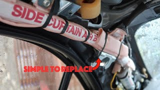 How To Remove amp Replace Side Curtain Airbag [upl. by Cogswell]