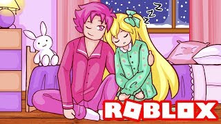 I Had A Sleepover With The High School Bad Boy  Roblox Royale High Roleplay [upl. by Adnalohs]