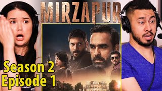 MIRZAPUR  Season 2 Episode 1  Reaction amp Review by Jaby Koay amp Achara Kirk [upl. by Sineray]