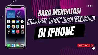 Cara Mengaktifkan Hotspot Yang Tidak Bisa Menyala di Iphone [upl. by Ky]