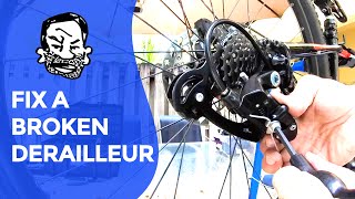 Derailleur repair for beginners [upl. by Aneerb]