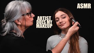 ASMR  MAKEUP ARTIST does my MAKEUP Makeup tutorial [upl. by Fanchie]