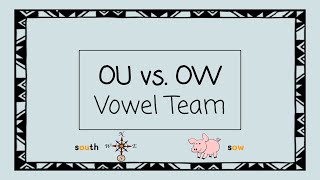 OU vs OW  4 Minute Phonics [upl. by Diandre]