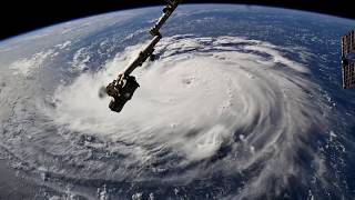 Meteo URAGANO Florence visto dallo spazio immagini impressionanti [upl. by Essirehc214]