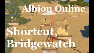 Albion Online  Caerleon to Bridgewatch fast almost safely [upl. by Nahpos]