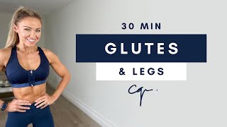 30 Min GLUTES amp LEG WORKOUT at Home  Ankle Weights Optional [upl. by Toolis]