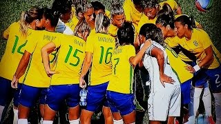 Brasil 7x1 Equador Futebol Feminino  Jogos PanAmericanos 15 07 15 [upl. by Naillimxam]