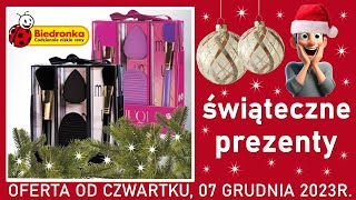 BIEDRONKA  Nowa Oferta od Czwartku 07122023  Świąteczne Prezenty [upl. by Yleve]