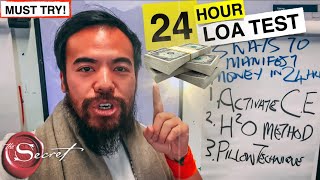 3 Ways to Manifest Money in 24 Hours or LESS  Law of Attraction TEST [upl. by Euqinor]