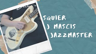 Squier J Mascis Jazzmaster Demo and Review [upl. by Layla610]