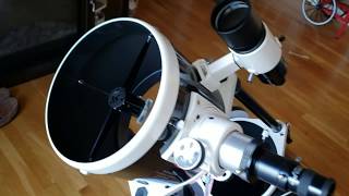 Skywatcher Flextube 200p 8quot Collapsible Dobsonian Goto Telescope REVIEW [upl. by Hannasus420]