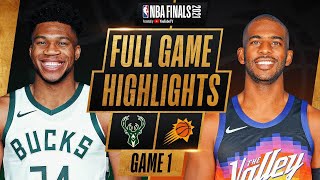 BUCKS at SUNS  FULL GAME 1 NBA FINALS HIGHLIGHTS  July 6 2021 [upl. by Anialahs609]