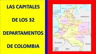 LAS CAPITALES DE COLOMBIA [upl. by Neiv813]