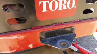 Toro TimeCutter Drive belt replacement [upl. by Gasper832]