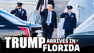 President Donald Trump arrives at his MaraLago property I Palm Beach I Florida I USA [upl. by Annaya]