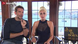 Interview Bradley Cooper amp Lady Gaga A STAR IS BORN [upl. by Acsehcnarf]