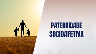 Paternidade socioafetiva [upl. by Nsaj66]