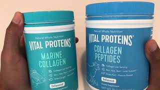 Collagen Peptides Vs Marine Peptides [upl. by Zandt]