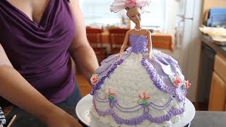 How To Make A Barbie Cake  Cake Decorating [upl. by Albers50]