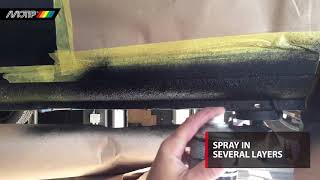 How to use Anti Gravel Underbody Coating Stone Chip Spray  MOTIP [upl. by Yellah]