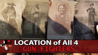 All Gun Fighters Locations  Red Dead Redemption 2  Guide [upl. by Micro]