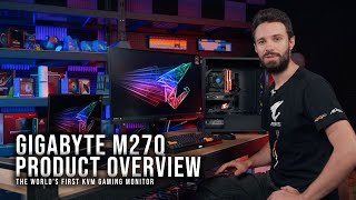 Gigabyte M27Q Product Overview The Worlds First KVM Gaming Monitor [upl. by Maleen]