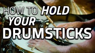 How To Hold Your Drumsticks Matched Grip  Drum Lesson [upl. by Hinckley784]