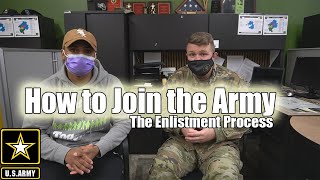 How To Join The Army  The Enlistment Process Recruiter ASVAB MEPS DEPS [upl. by Lamhaj]