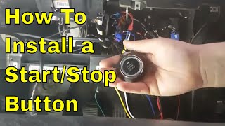 how to install a universal engine start stop button [upl. by Dorwin728]