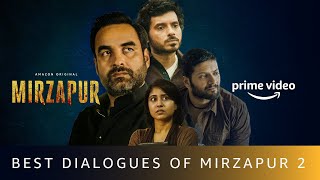 Best Dialogues of MIRZAPUR 2  Pankaj Tripathi Ali Fazal Divyenndu  Amazon Prime Video [upl. by Lazare]