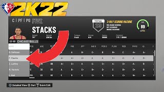 NBA 2K22  How to Add Created Players to a Team [upl. by Buck]