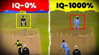 MS Dhoni High IQ Mastermind Moments  TFVCricket [upl. by Assinna]