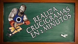 CREA CRUCIGRAMAS EN 2 MINUTOS CON CROSSWORD FORGE [upl. by Ute]